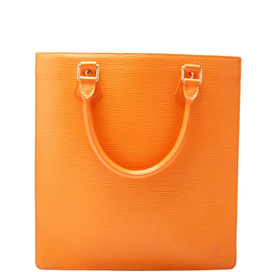 Louis Vuitton Sac Plat Orange PM Epi Handbag