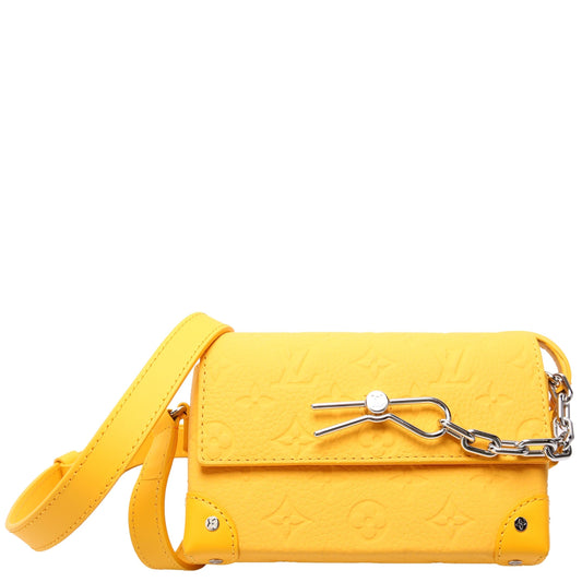 Louis Vuitton Steamer Wearable Taurillon Yellow Wallet Case