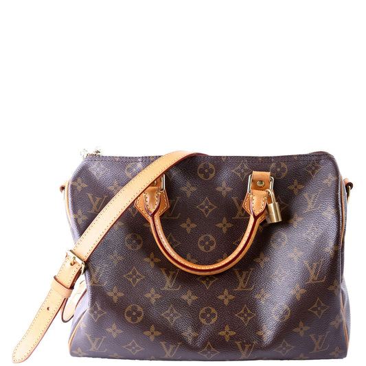Louis Vuitton Speedy 30 Bandouliere Monogram Handbag Monogram 35