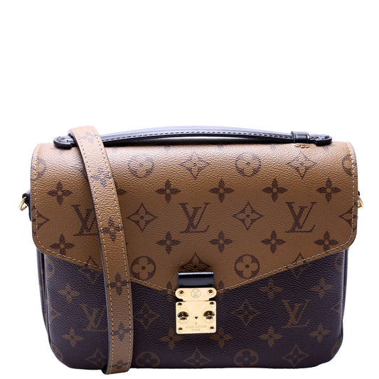 Louis Vuitton Pochette Metis Reverse Monogram Clutch Bag Monogram 18