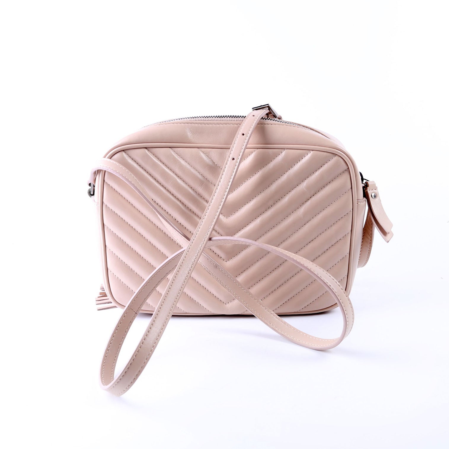 YSL Saint Laurent Saint Laurent Lou Camera Bag Quilted Beige Travel Bag