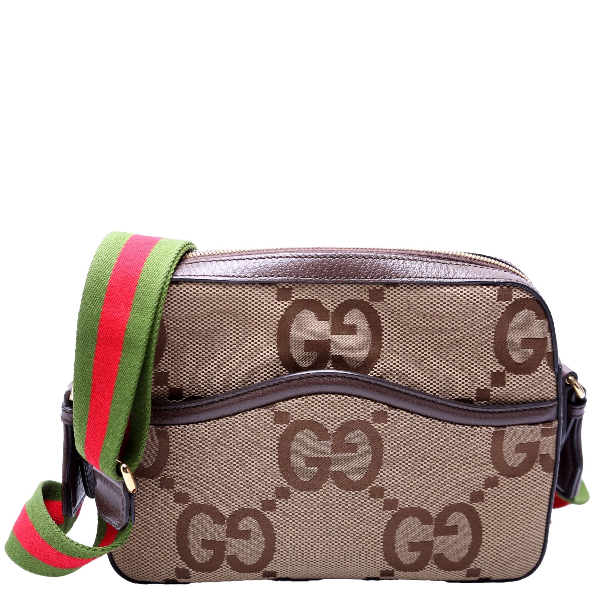 Gucci Jumbo GG Messenger Canvas Travel Bag Canvas Messenger