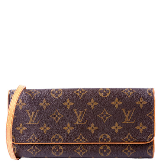 Louis Vuitton Pochette Twin GM Monogram Clutch Bag Monogram 27