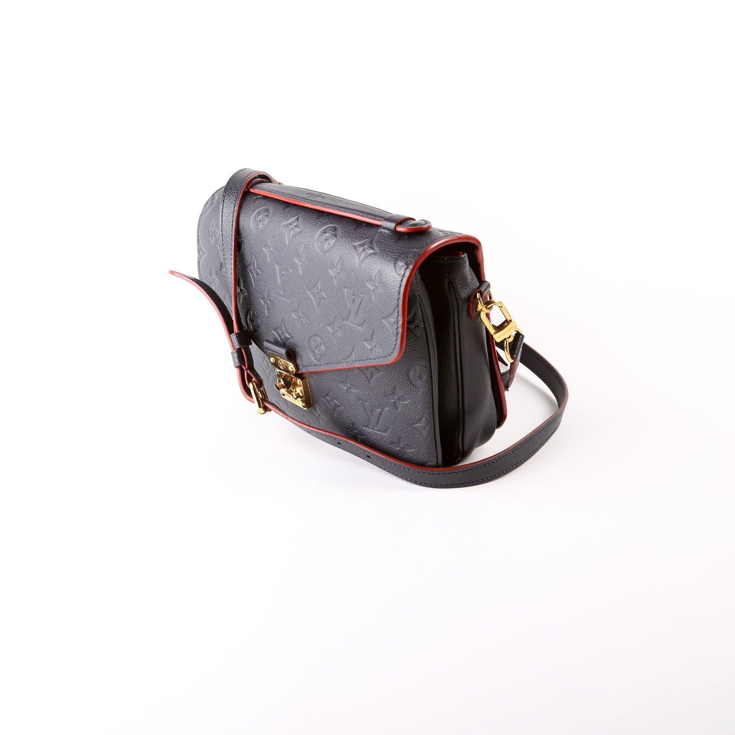 Louis Vuitton Pochette Metis Navy Empreinte Clutch Bag Navy 3