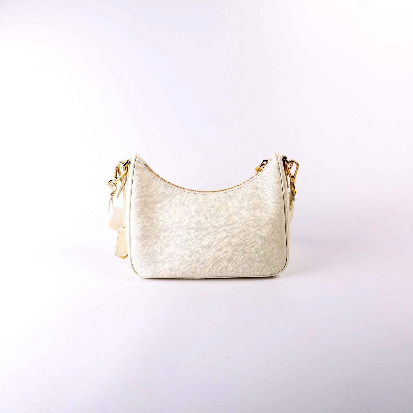 Prada Saffiano Re Edition Bag White Travel Bag