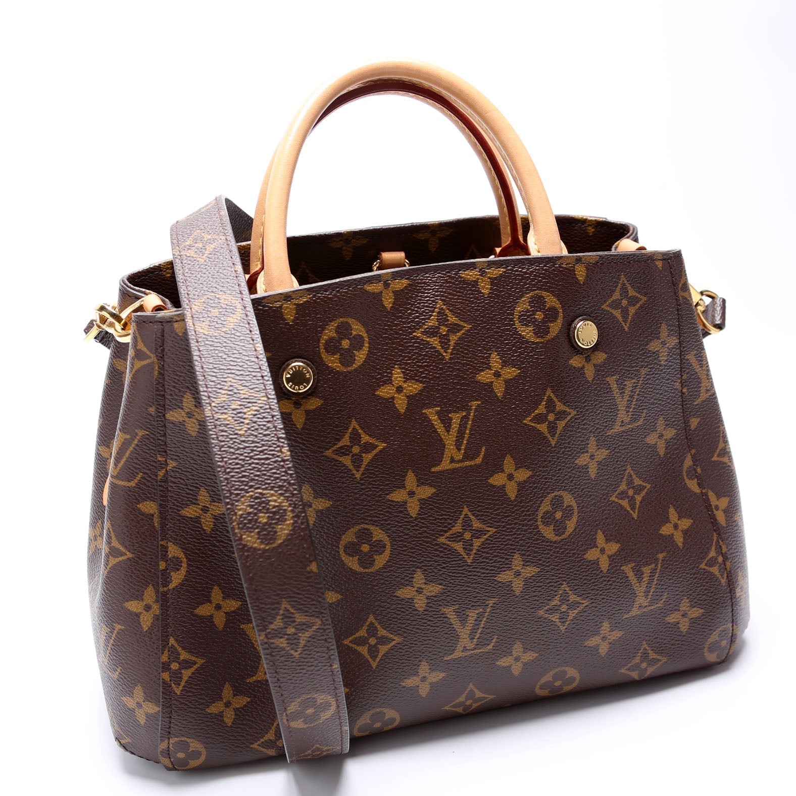 Louis Vuitton Montaigne BB Monogram Handbag Monogram 10