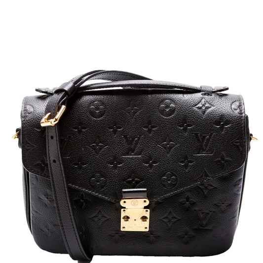 Louis Vuitton Pochette Metis Empreinte Black Clutch Bag Empreinte Black