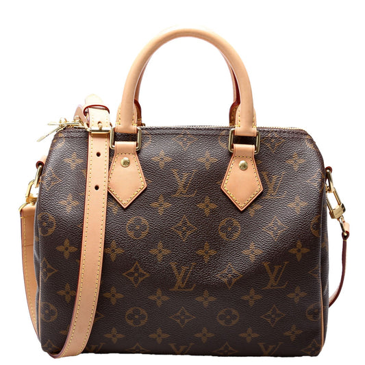 Louis Vuitton Speedy 25 Bandouliere Monogram Handbag Monogram 10