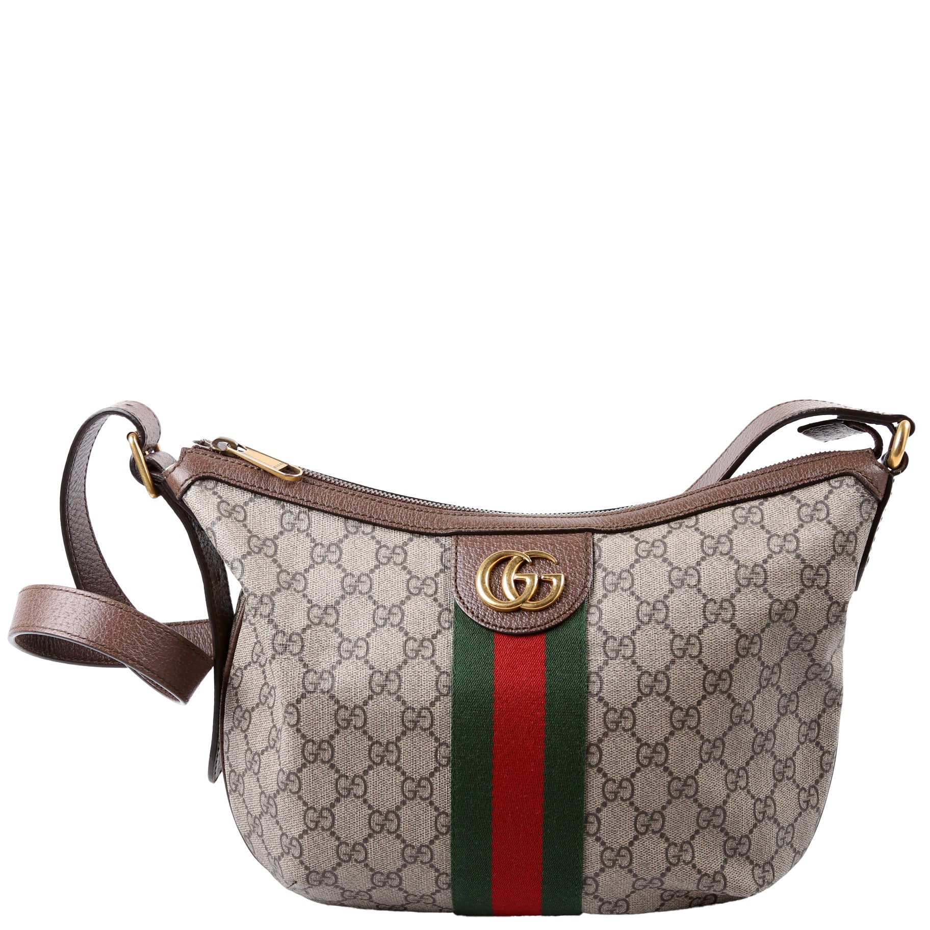 Gucci Ophidia GG Supreme Brown Small Shoulder Bag Brown 1
