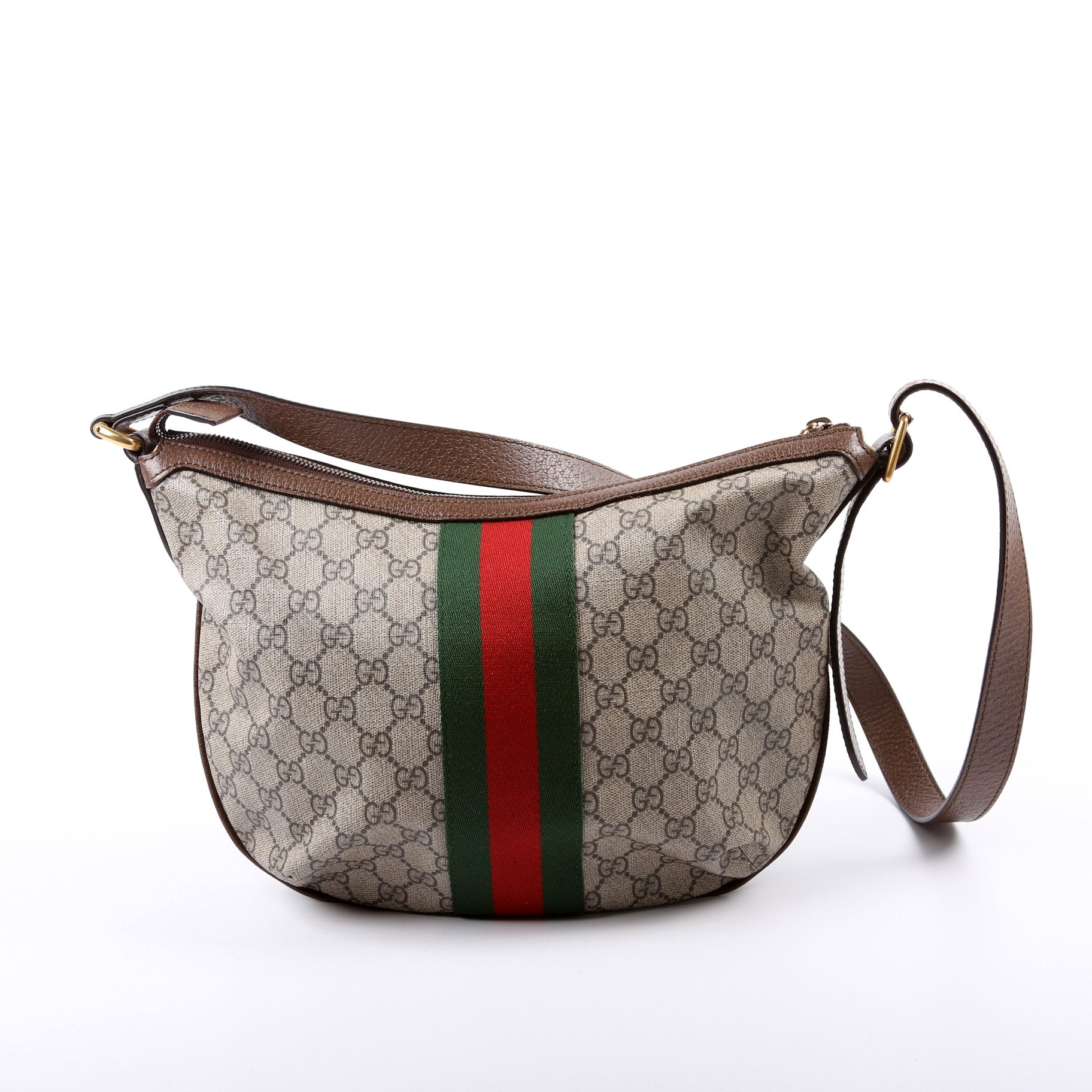 Gucci Ophidia GG Supreme Brown Small Shoulder Bag Brown 1