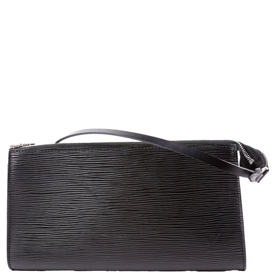 Louis Vuitton Pochette Accessories Epi Black Clutch Bag