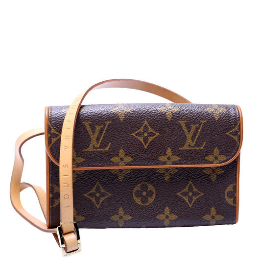 Louis Vuitton Pochette Florentine Monogram Clutch Bag Monogram 25