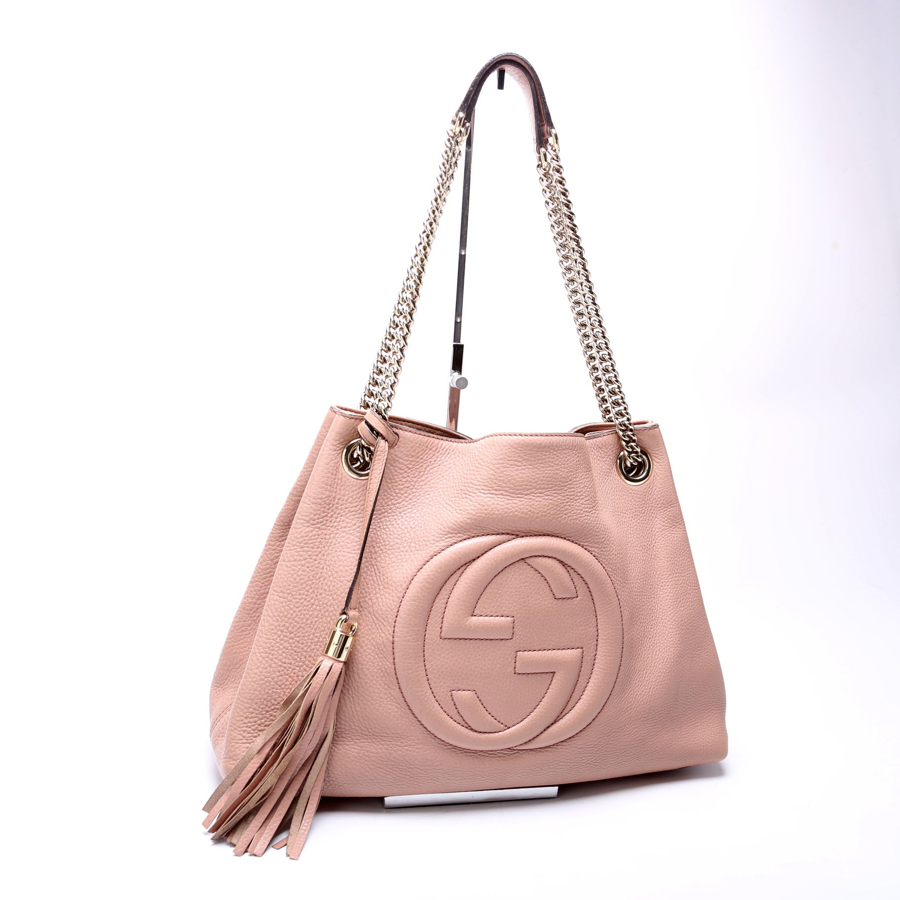 Gucci Soho Leather Tan Medium Shoulder Bag