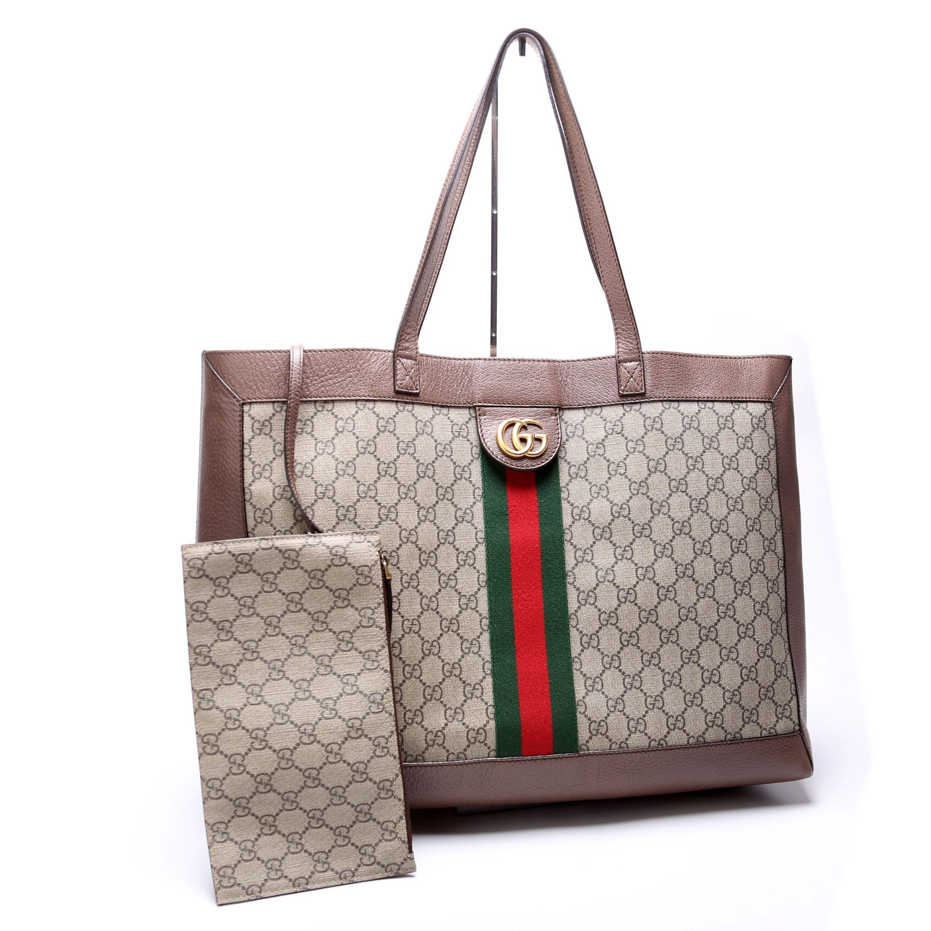 Gucci Ophidia Soft GG Supreme Brown Medium Tote Bag