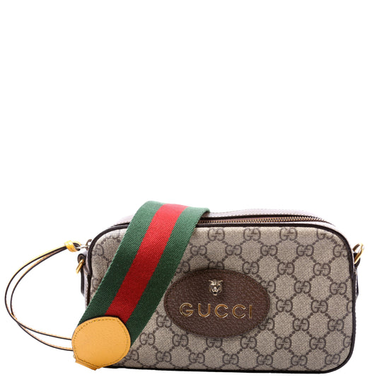 Gucci GG Supreme Messenger Brown Travel Bag Brown 1