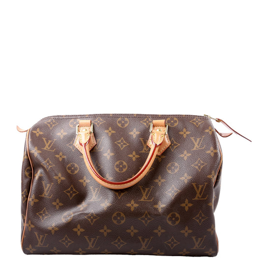 Louis Vuitton Speedy 30 Monogram Handbag Monogram 90