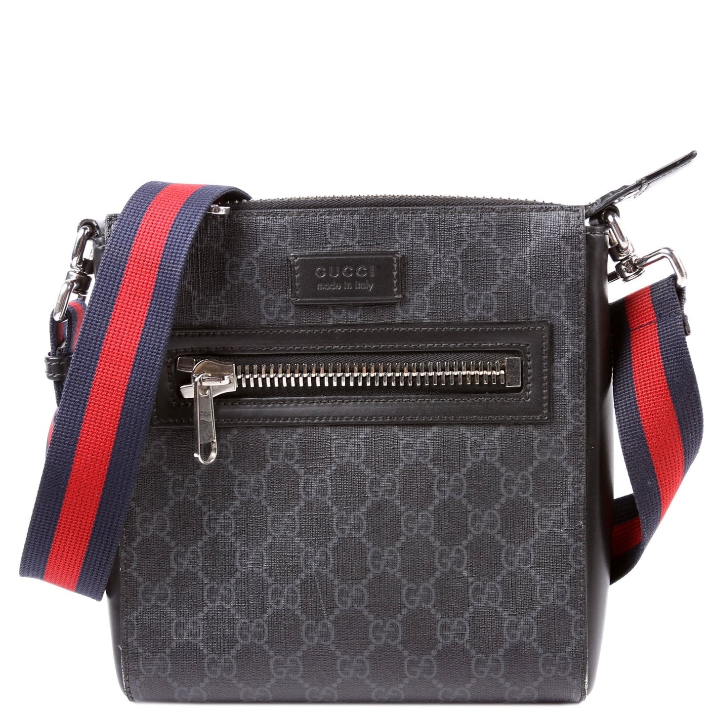 Gucci Supreme Messenger Black Travel Bag