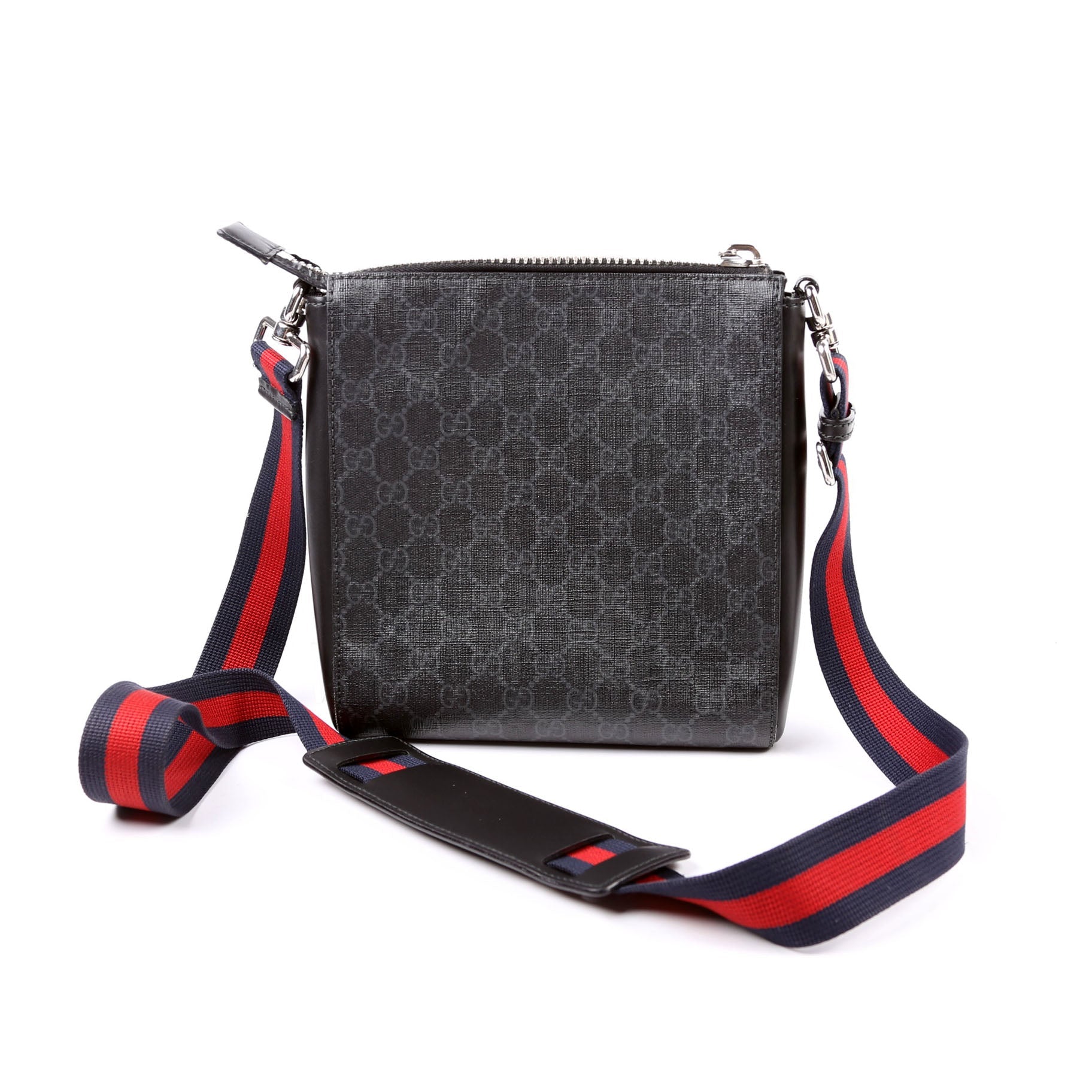 Gucci Supreme Messenger Black Travel Bag