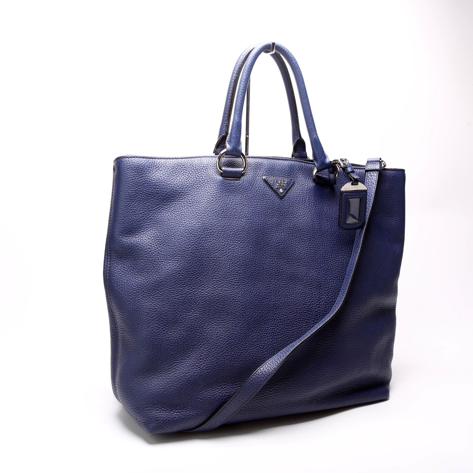 Prada Soft Calf Shopping Tote Bag Large