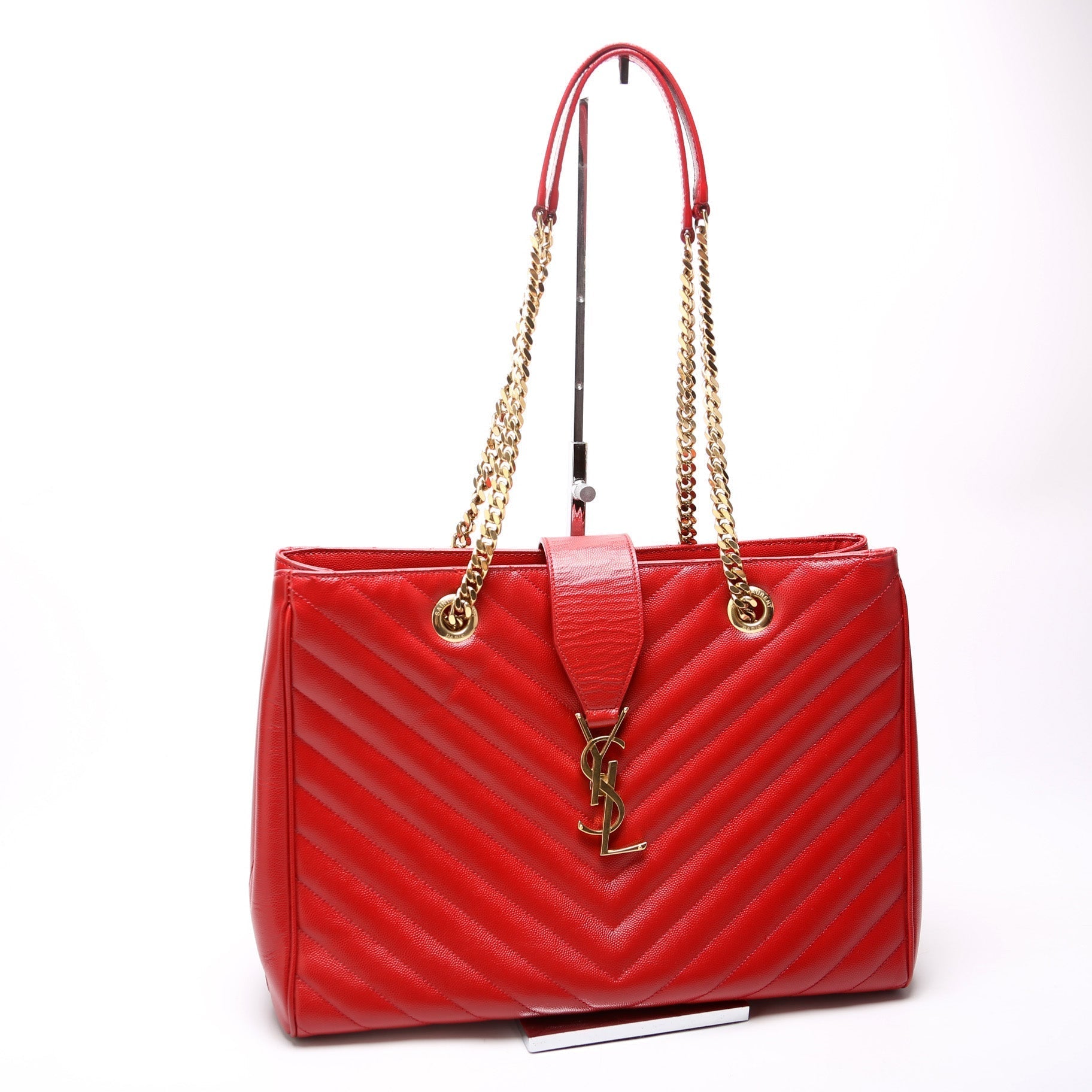 YSL Saint Laurent Saint Laurent Grain De Poudre Shopping Bag Travel Bag