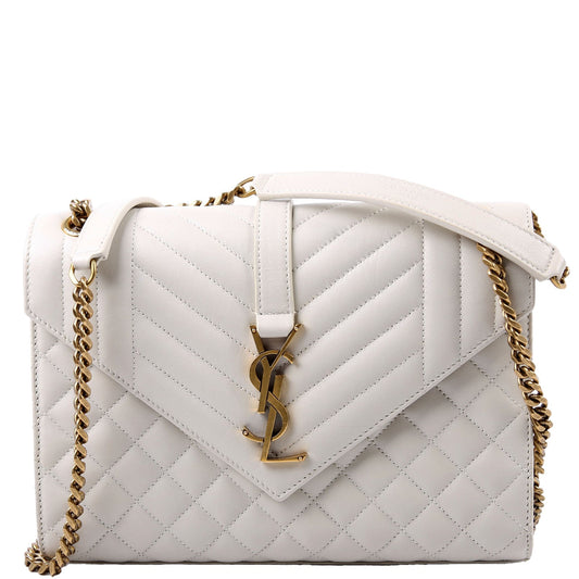 YSL Saint Laurent Saint Laurent Envelope Tri Quilt Bag Medium Travel Bag