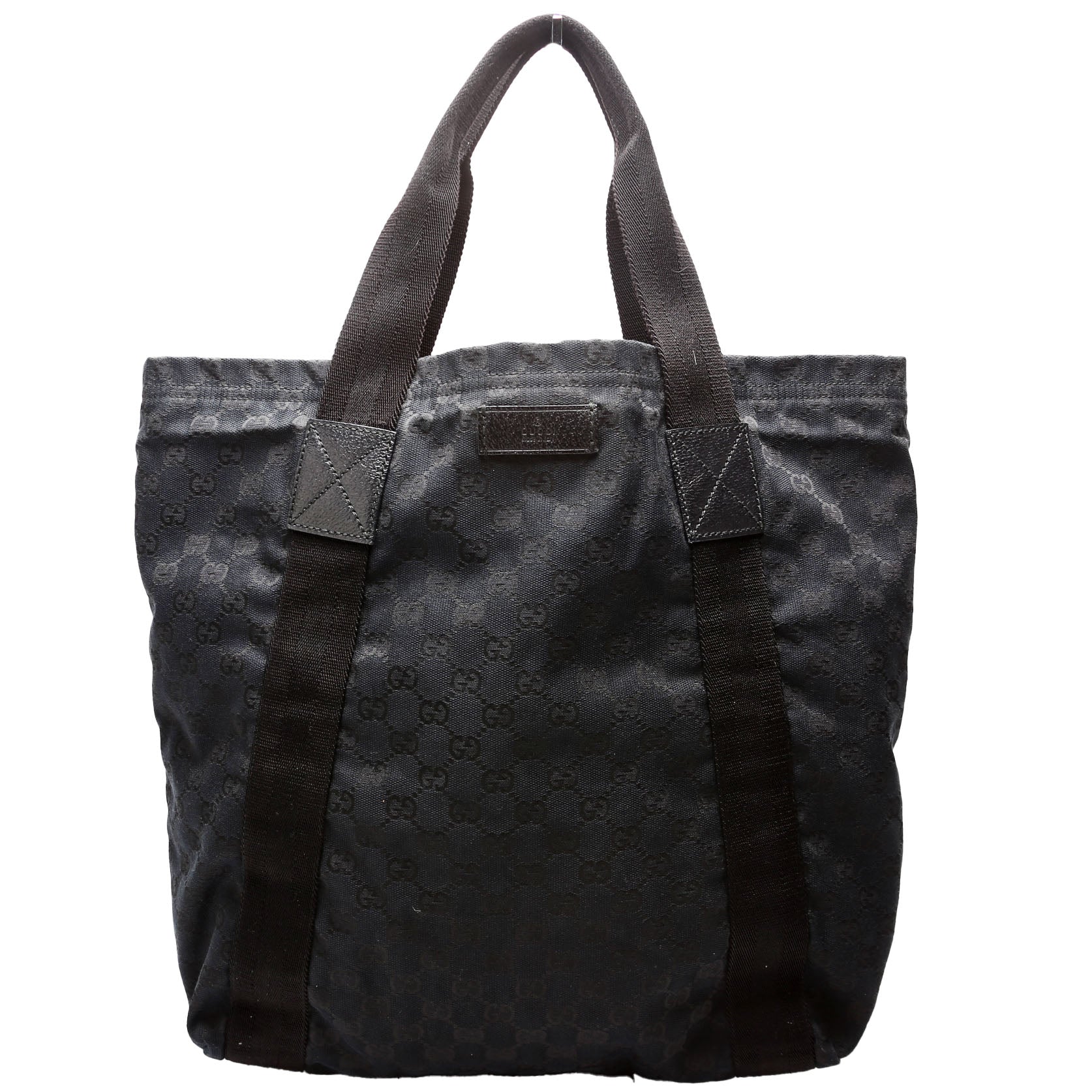 Gucci GG Canvas Black Tote Bag Tote Black