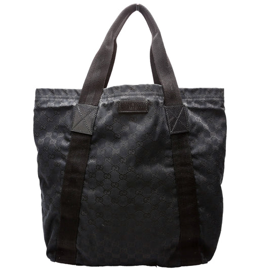 Gucci GG Canvas Black Tote Bag Tote Black