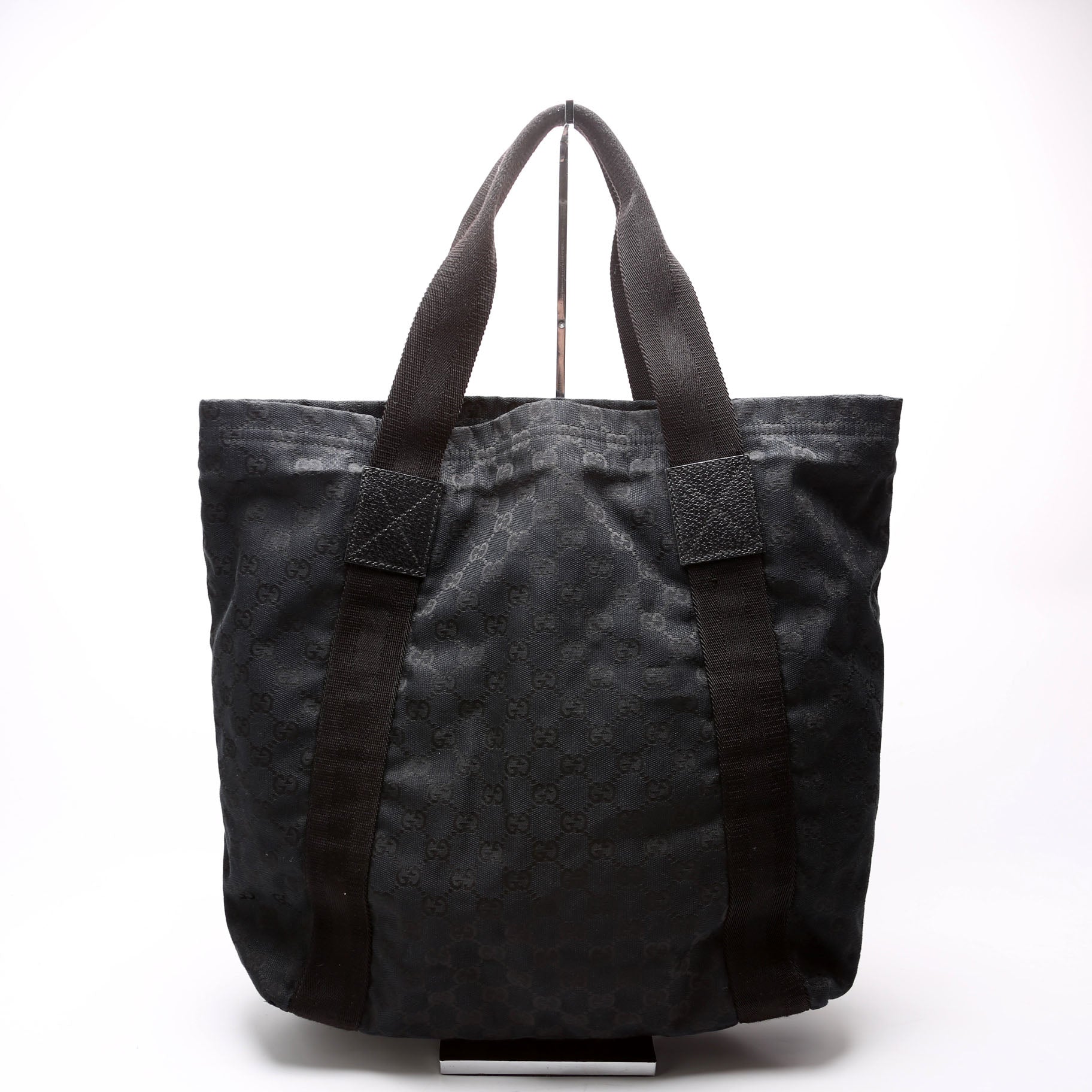 Gucci GG Canvas Black Tote Bag Tote Black