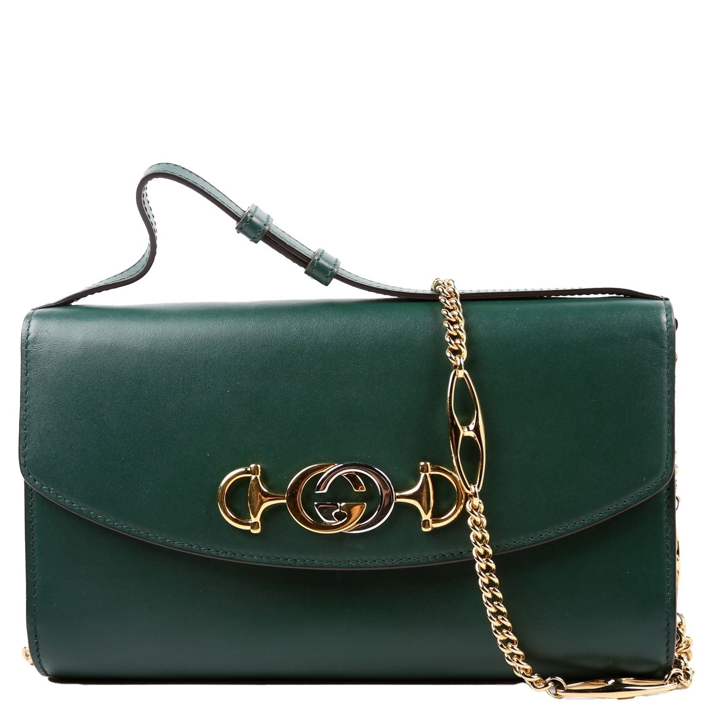 Gucci Zumi Calf Green Mini Shoulder Bag