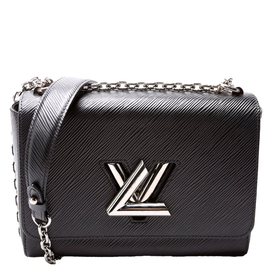 Louis Vuitton Twist Black MM Epi Handbag