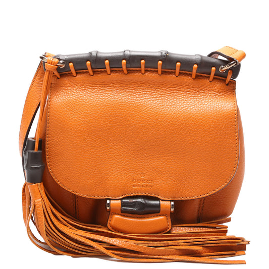 Gucci Bamboo Nouveau Calfskin Small Shoulder Bag Bag Small