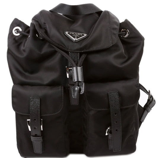 Prada Re Backpack Bag Nylon Black