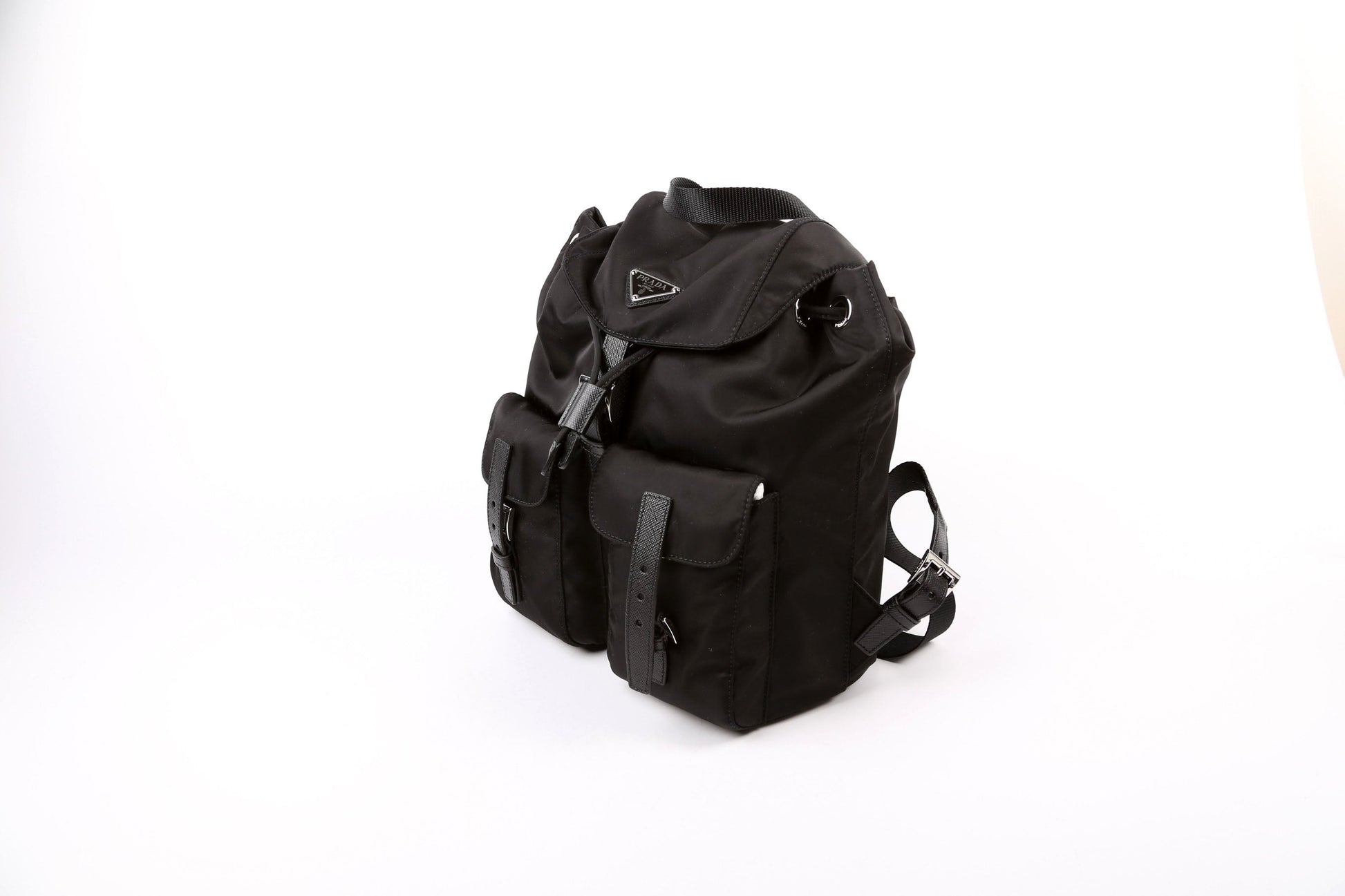 Prada Re Backpack Bag Nylon Black