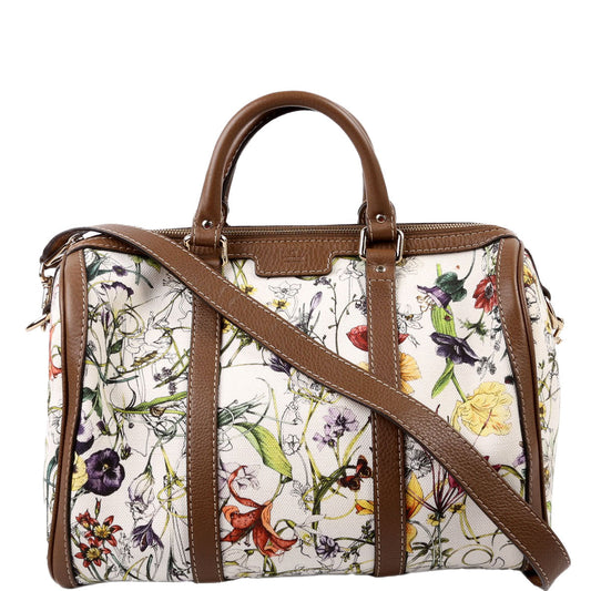 Gucci Boston Flora Travel Bag