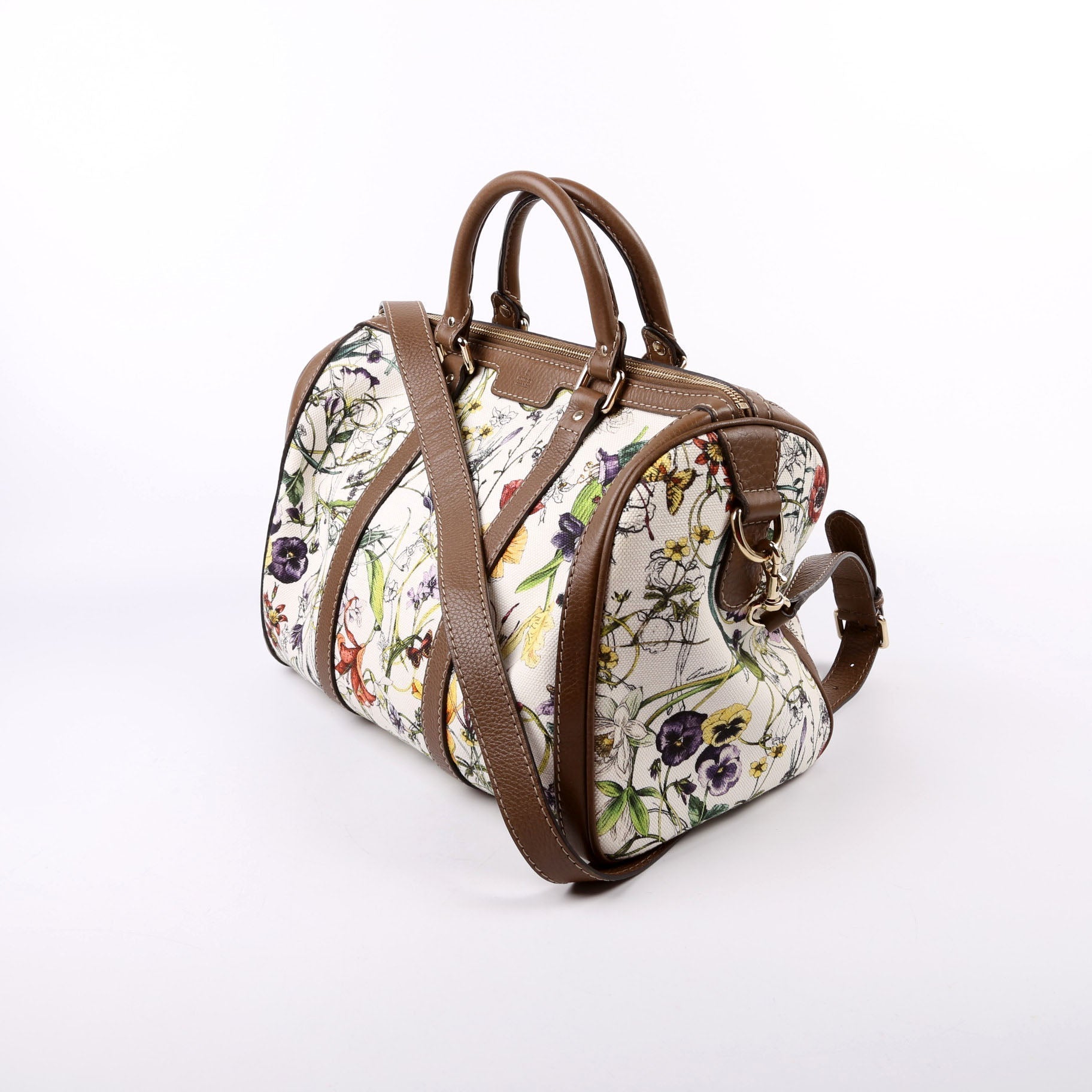Gucci Boston Flora Travel Bag