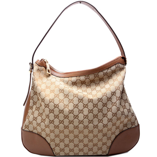 Gucci GG Bree Canvas Shoulder Bag Hobo 4
