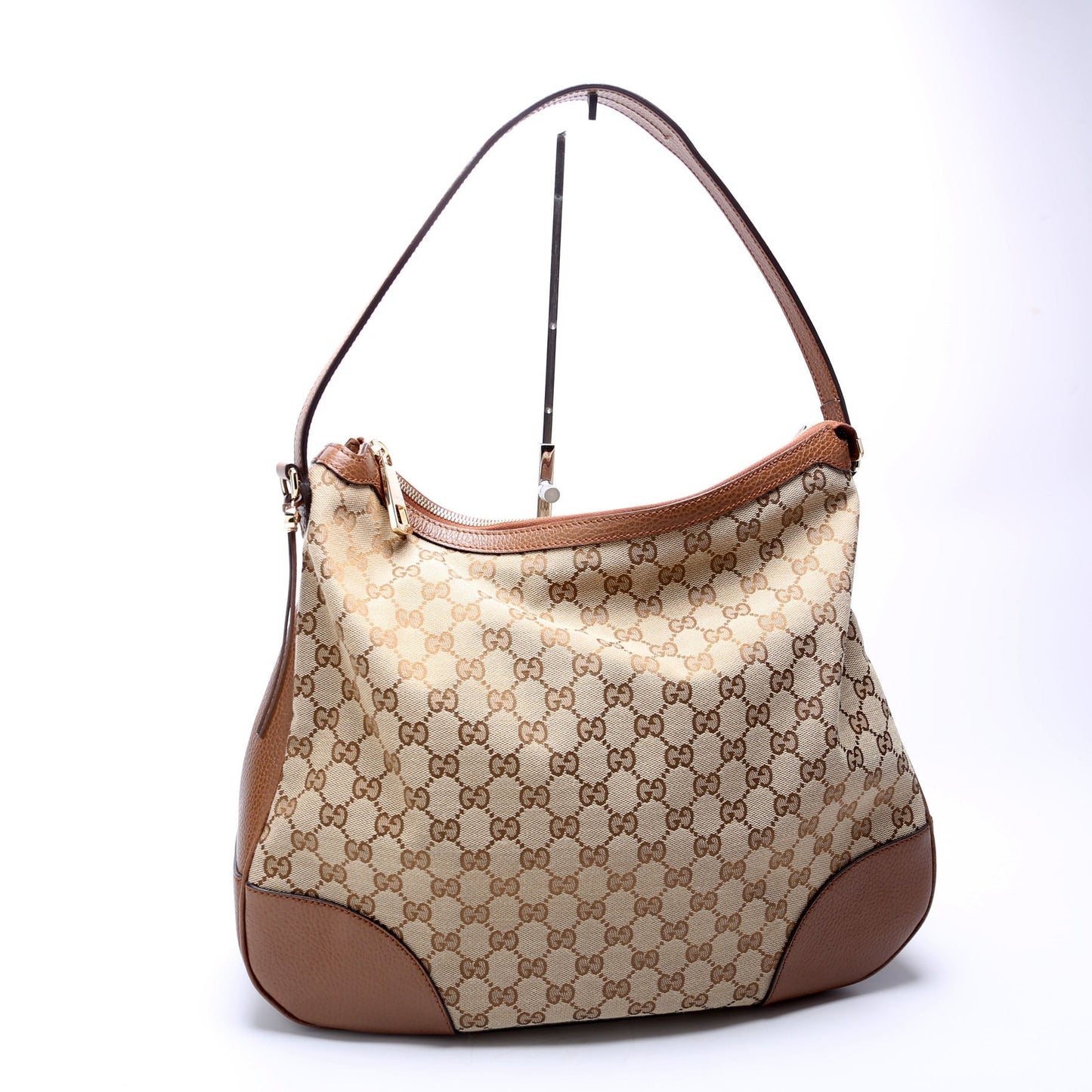 Gucci GG Bree Canvas Shoulder Bag Hobo 4