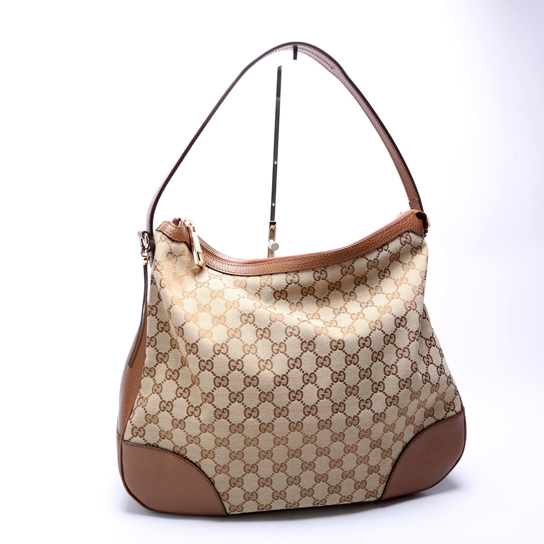 Gucci GG Bree Canvas Shoulder Bag Hobo 4