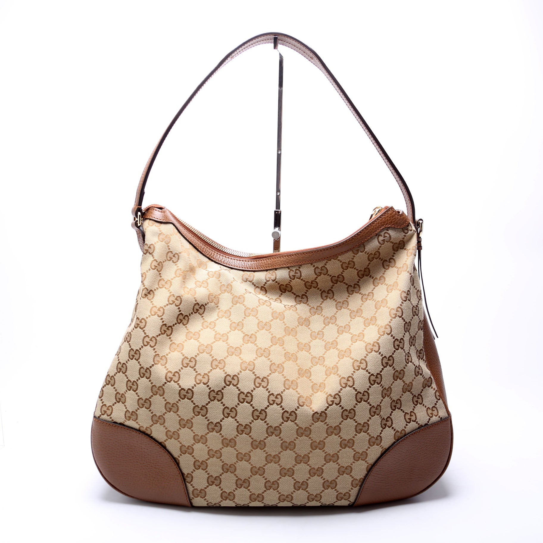 Gucci GG Bree Canvas Shoulder Bag Hobo 4