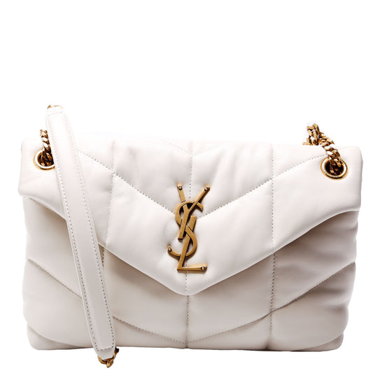 YSL Saint Laurent Saint Laurent Puffer Lambskin Bag Quilted Small Travel Bag
