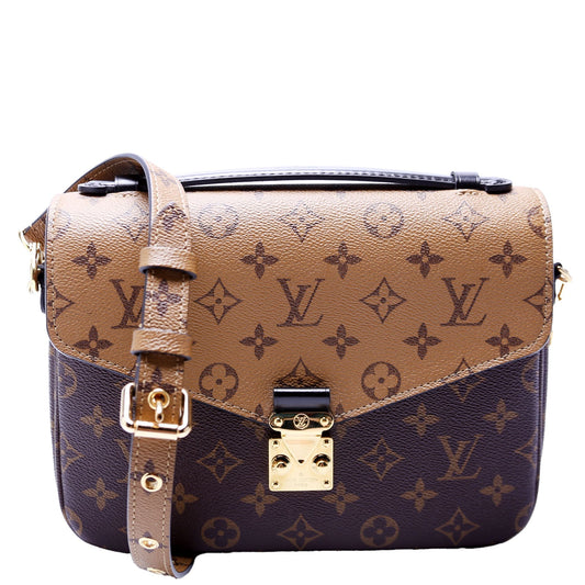 Louis Vuitton Pochette Metis Reverse Monogram Clutch Bag Monogram 22