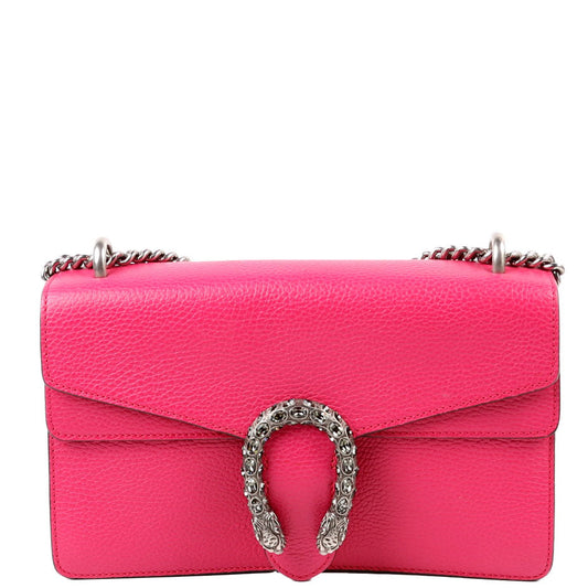 Gucci Dionysus Leather Pink Small Shoulder Bag