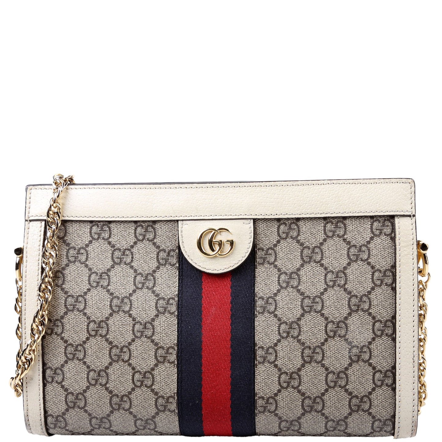 Gucci Supreme Ophidia Bag White Small Travel Bag