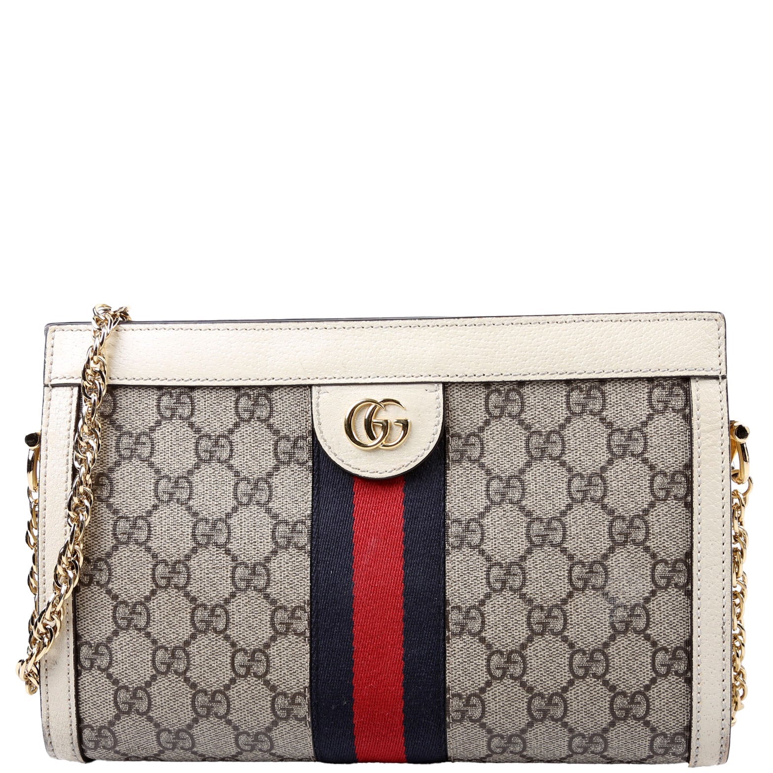 Gucci Supreme Ophidia Bag White Small Travel Bag
