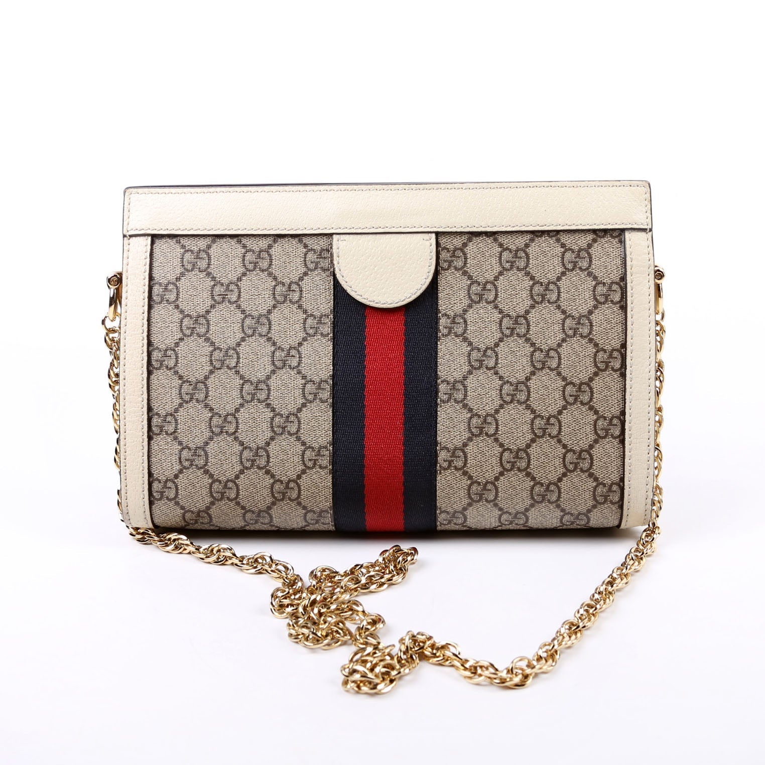 Gucci Supreme Ophidia Bag White Small Travel Bag