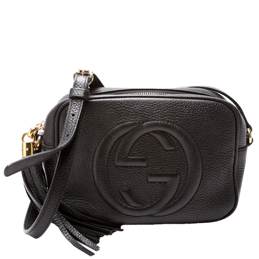 Gucci Soho Disco Black Crossbody Bag Black 2