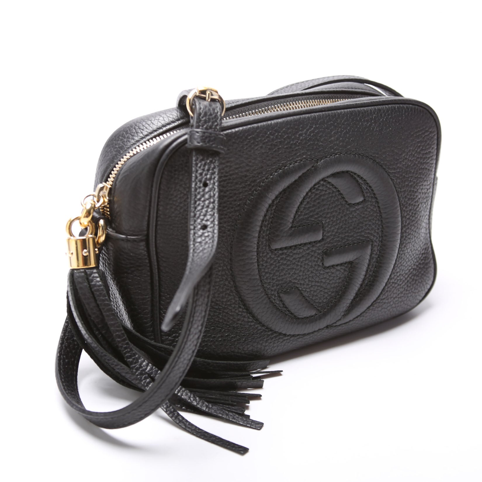 Gucci Soho Disco Black Crossbody Bag Black 2