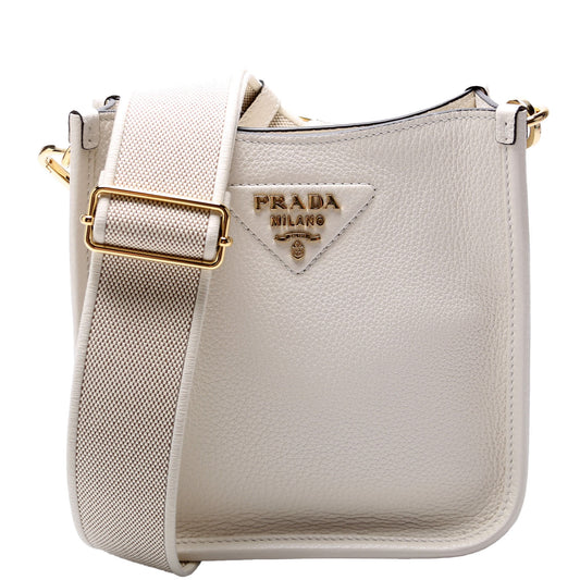 Prada Shoulder Bag Leather White