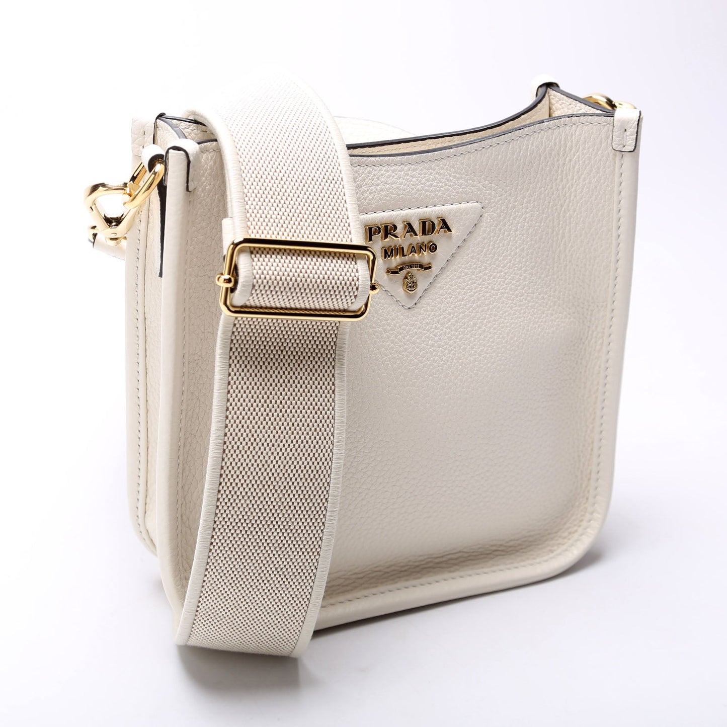 Prada Shoulder Bag Leather White