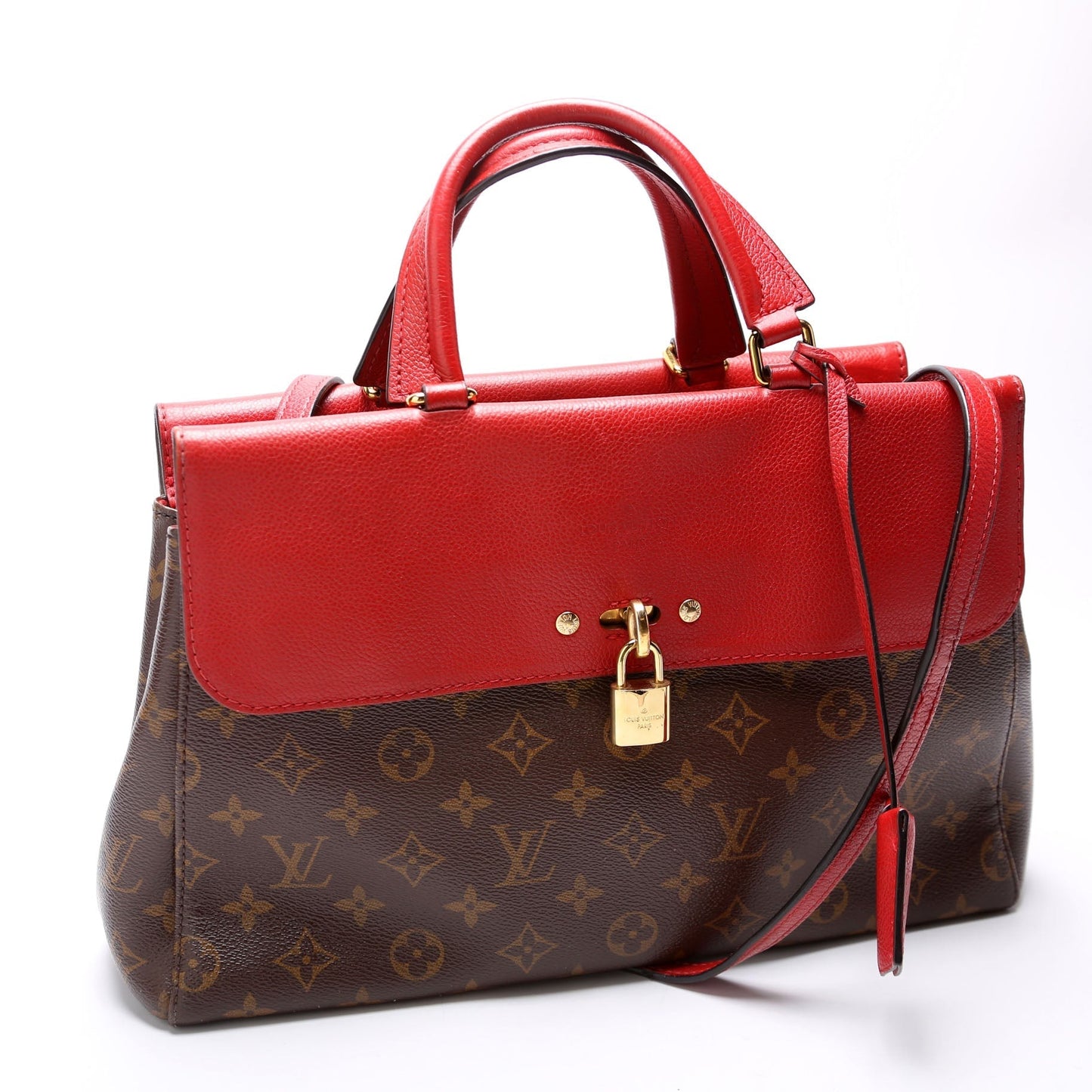 Louis Vuitton Venus Satchel Monogram Red Satchel Bag Monogram Red